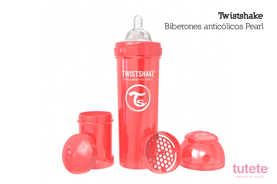 Biberones anticólicos Twistshake Pearl - Chupetes Personalizados - El blog  de Tutete